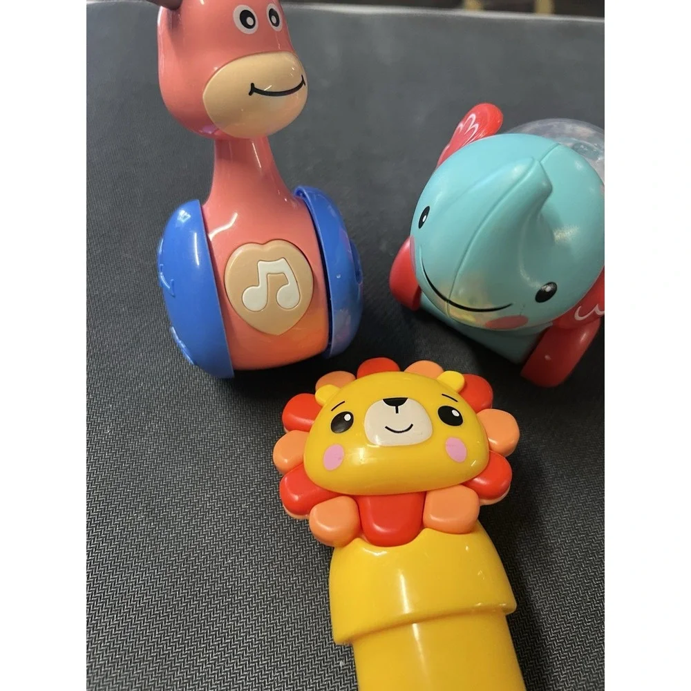 Fisher-Price 3‎ Pc Toy Lot 6 Months+ Sensory Motor Curiosity